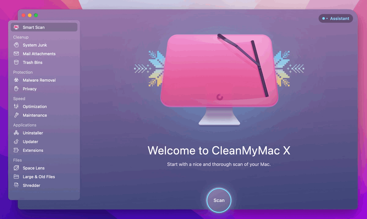 CleanMyMac X app