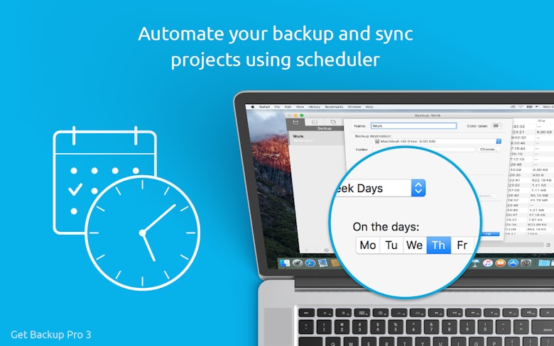 Automate your backup and sync projects using scheduler