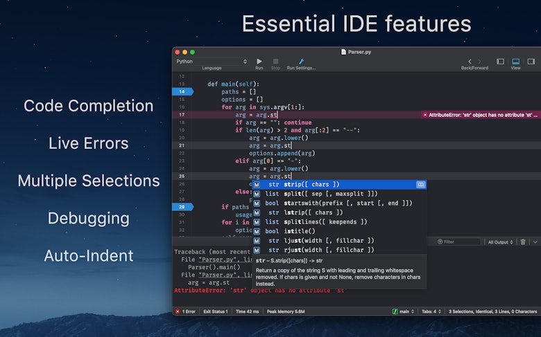 Essential IDE features