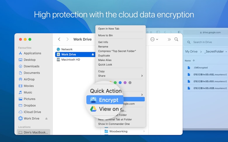 High protection with the cloud data encryption